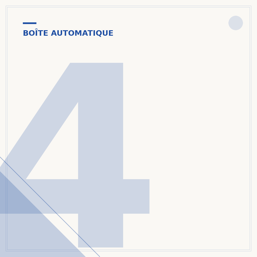 4x4 à boîte automatique