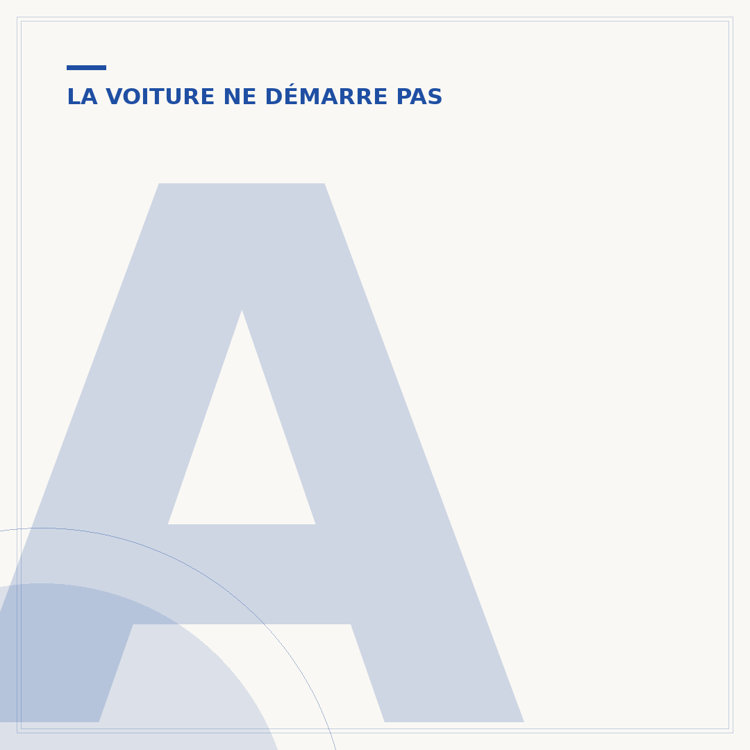 Après changement de batterie : la voiture ne démarre pas