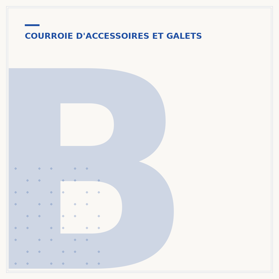 Berlingo Partner 1.9 D sans clim : courroie accessoire