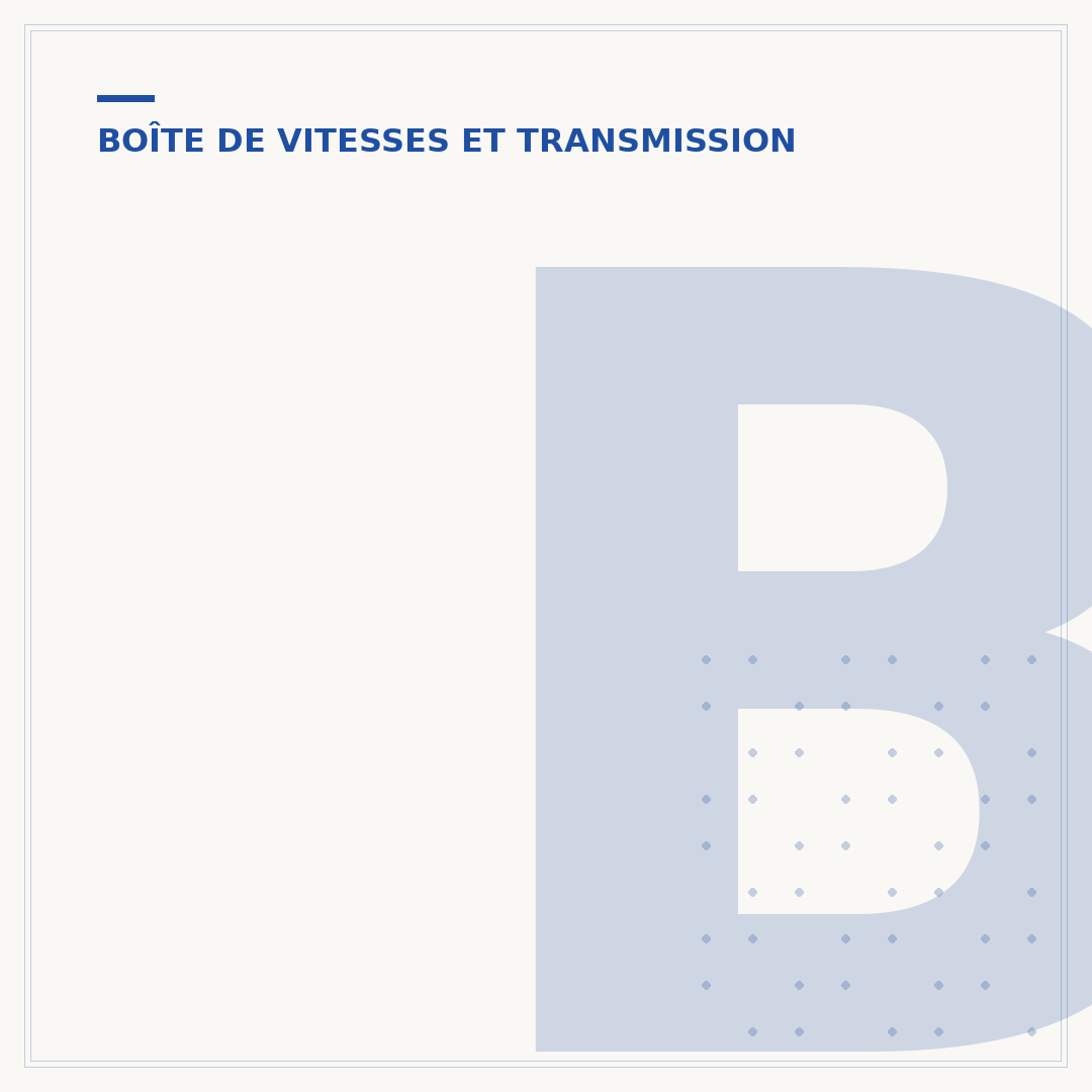 Boîte de vitesses 207 : signes de problèmes et solutions