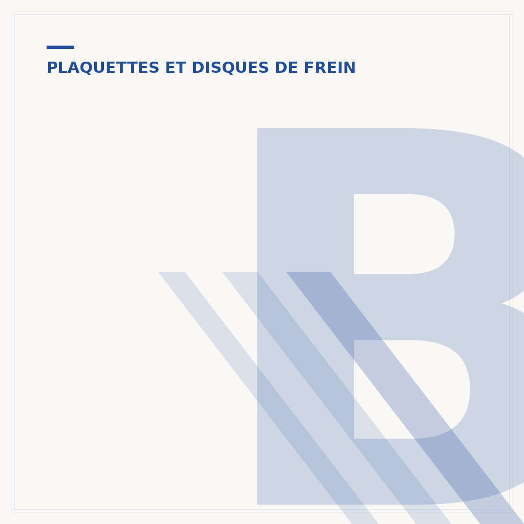 Bruit de disque de frein usé