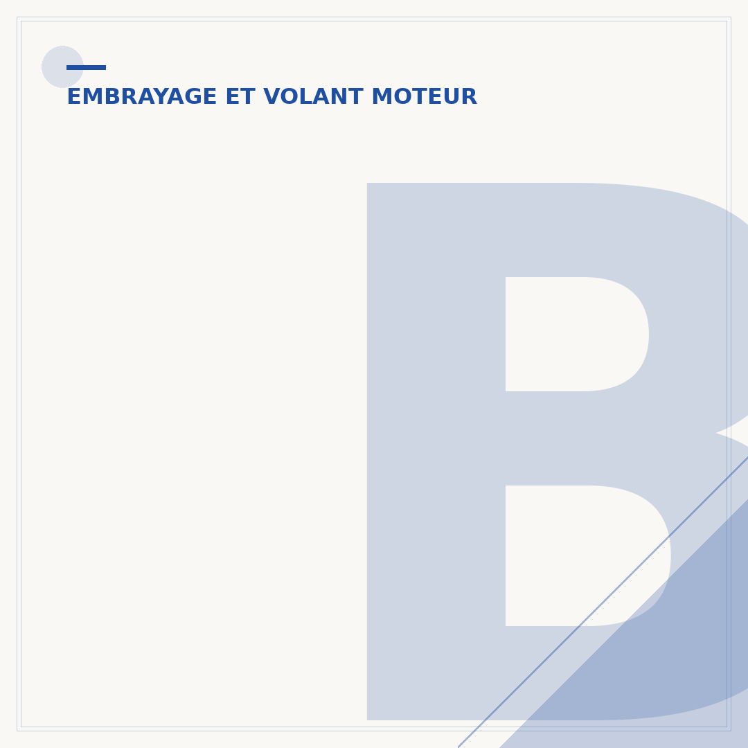 Bruit de l'embrayage