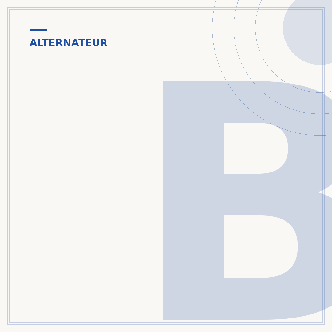 Bruit de la poulie d'alternateur