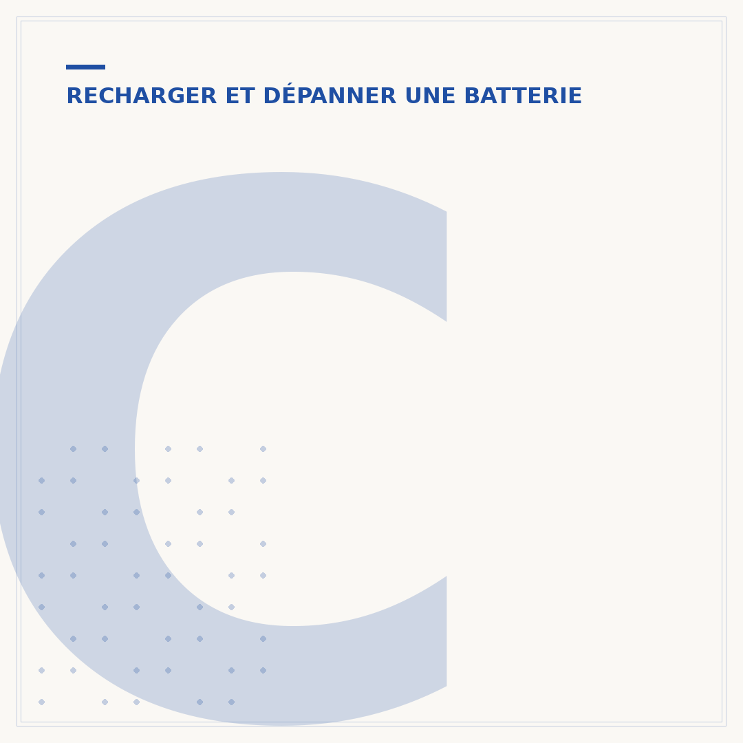Câbler une batterie de voiture