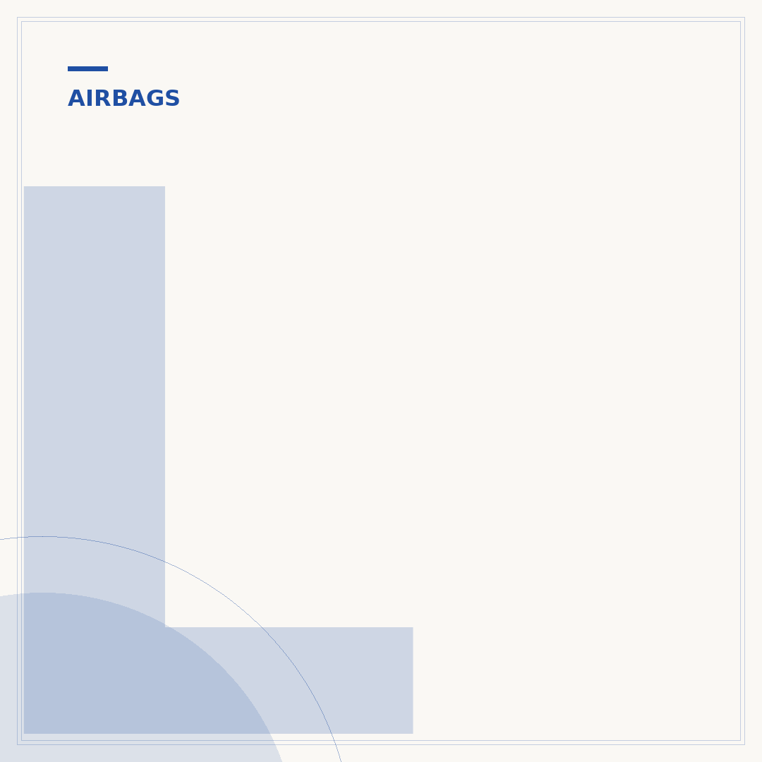 La cartouche d'airbag