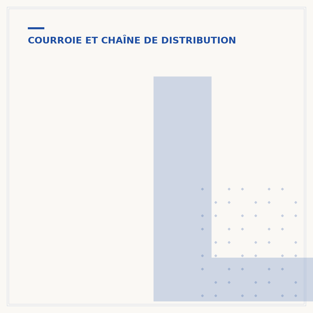 La chaîne de distribution de la BMW Série 1