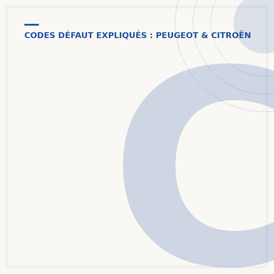 Code P1351 Peugeot : comprendre et résoudre le problème