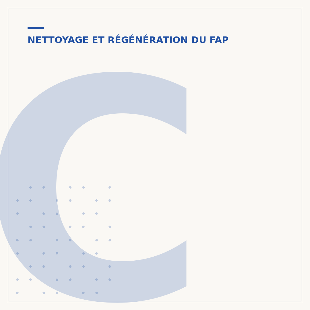 Comment nettoyer un filtre à particules