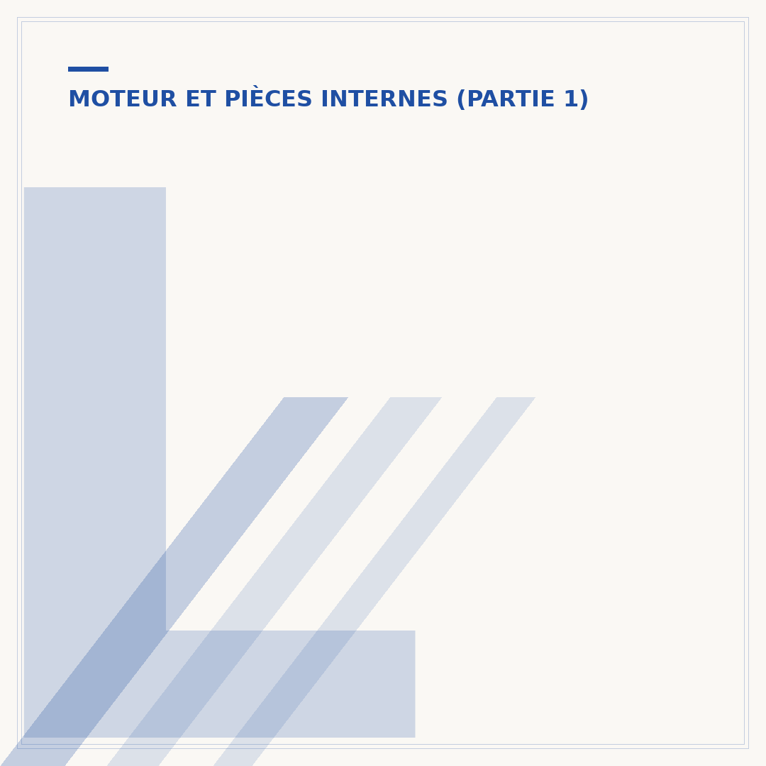 Le compartiment moteur