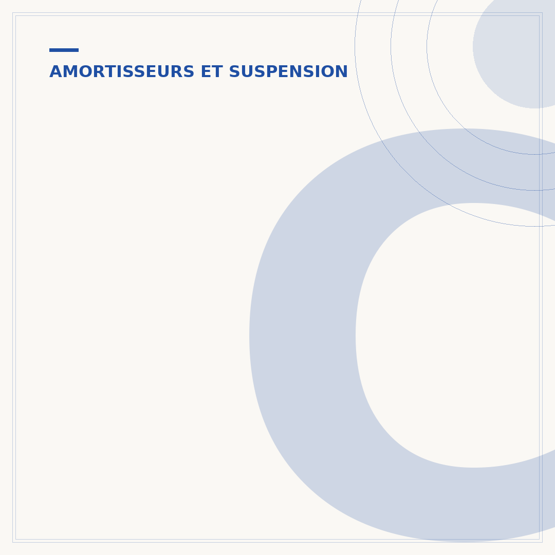 Compression de l'amortisseur