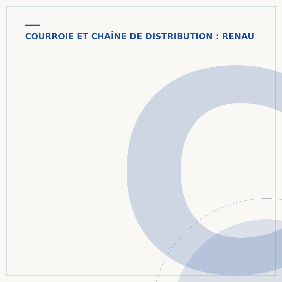Courroie de distribution Clio 3 : quand la changer ?