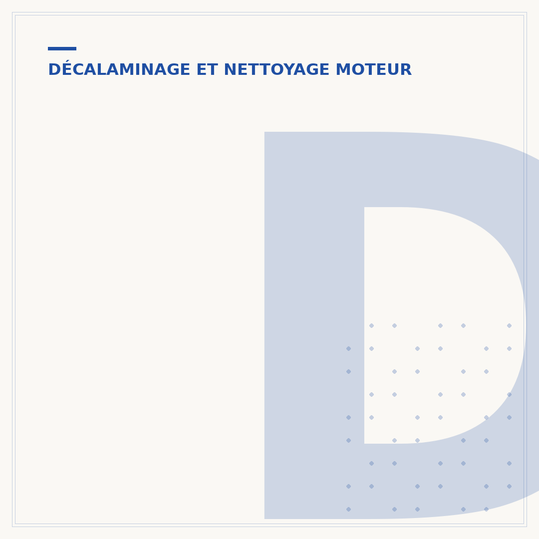 Décrassant moteur diesel