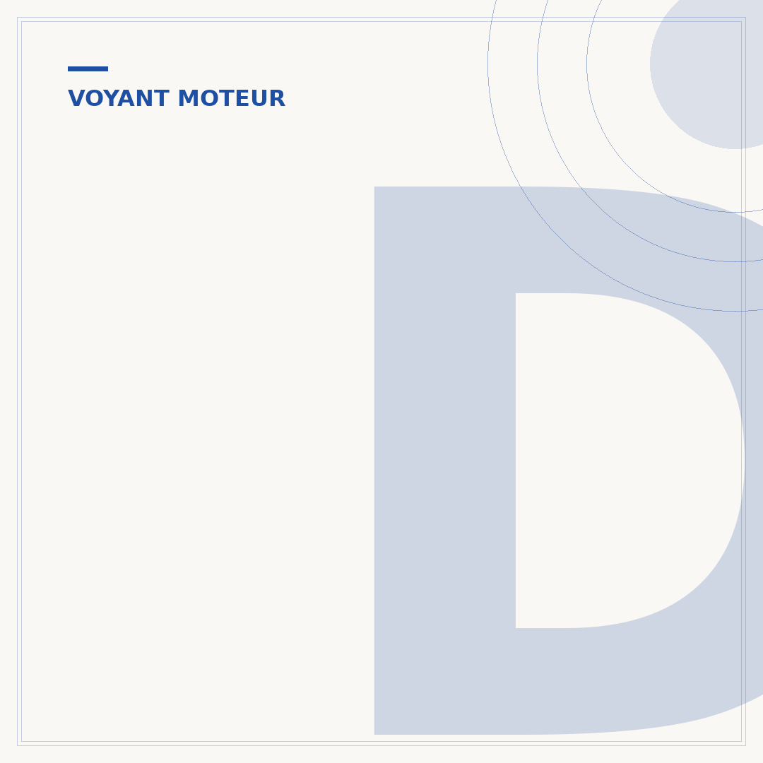 Défaut start and stop voyant moteur : comprendre le problème