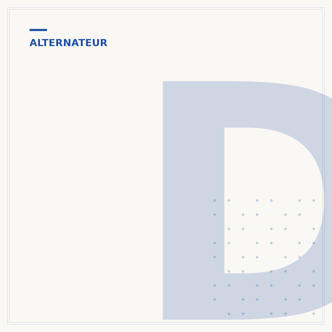 Démonter l'alternateur
