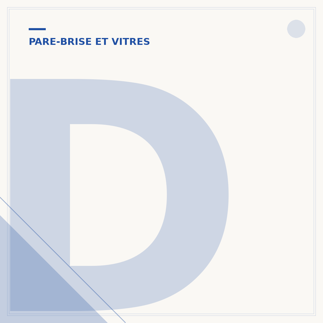 Dépose du pare-brise