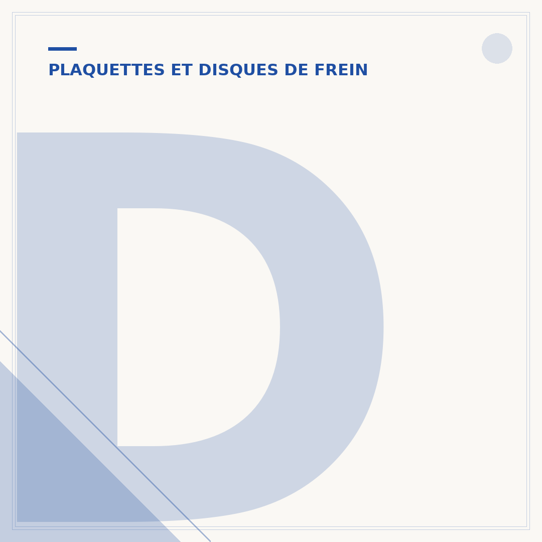 Disque et plaquette de frein de Clio 4
