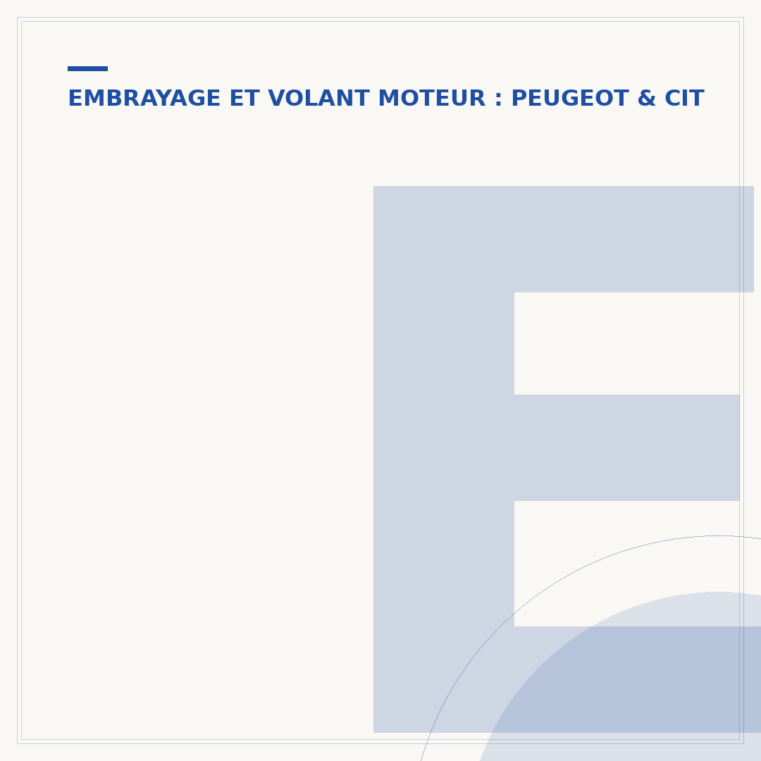 Embrayage Peugeot 207 : prix et facteurs à considérer