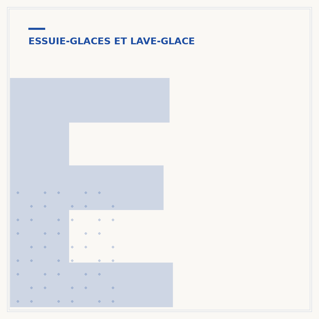 Emplacement de la pompe lave-glace 207