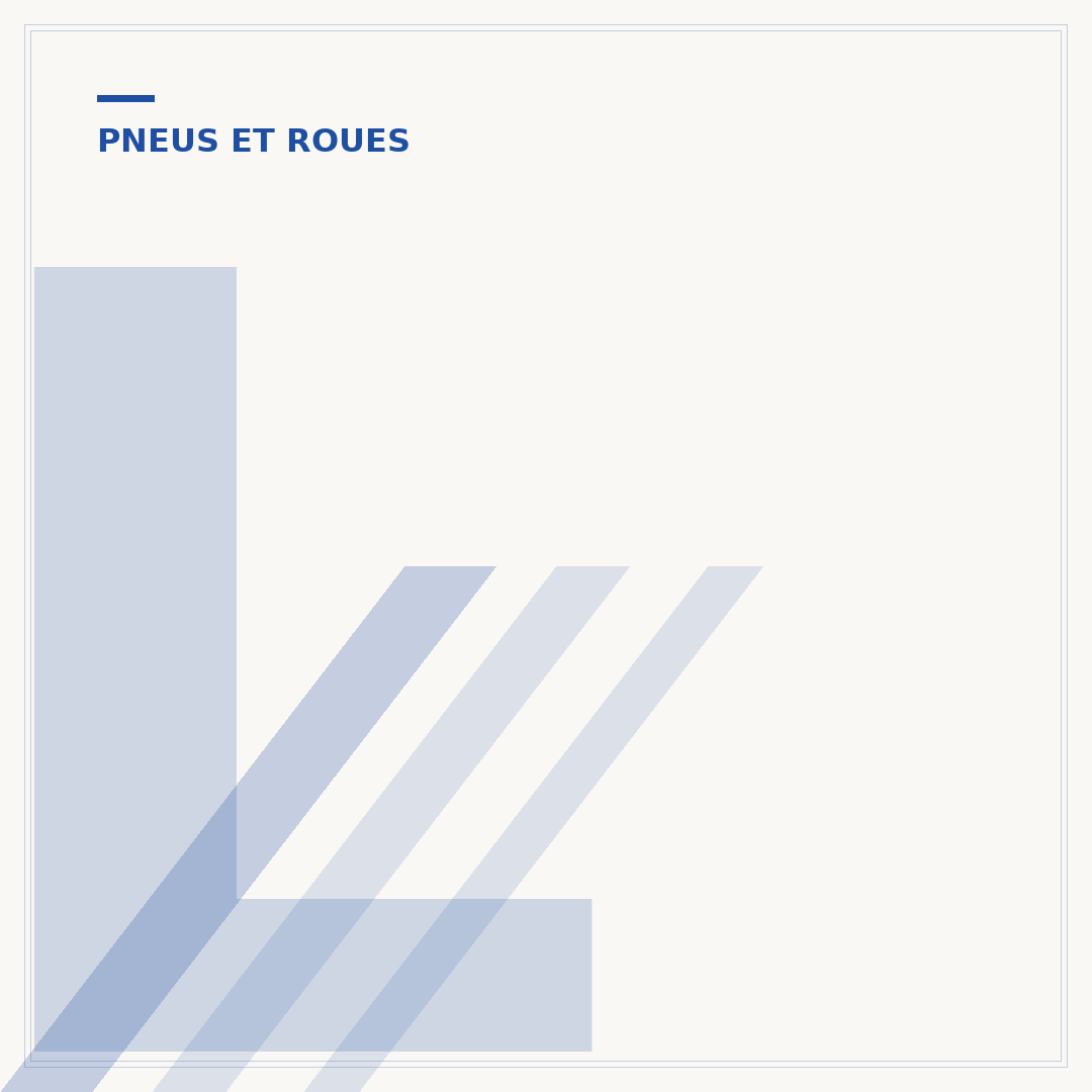 L'entraxe de roue