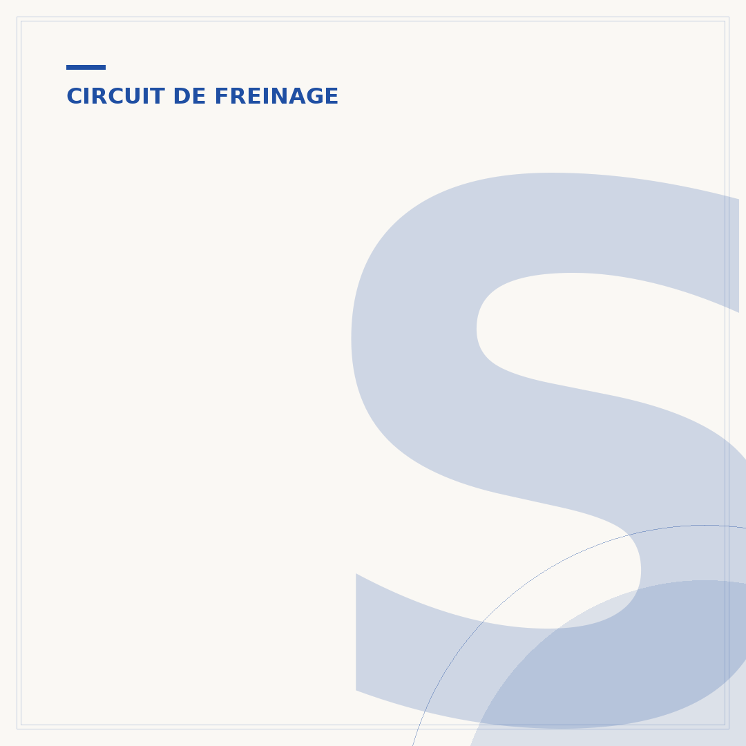 Symptômes d'un étrier de frein grippé