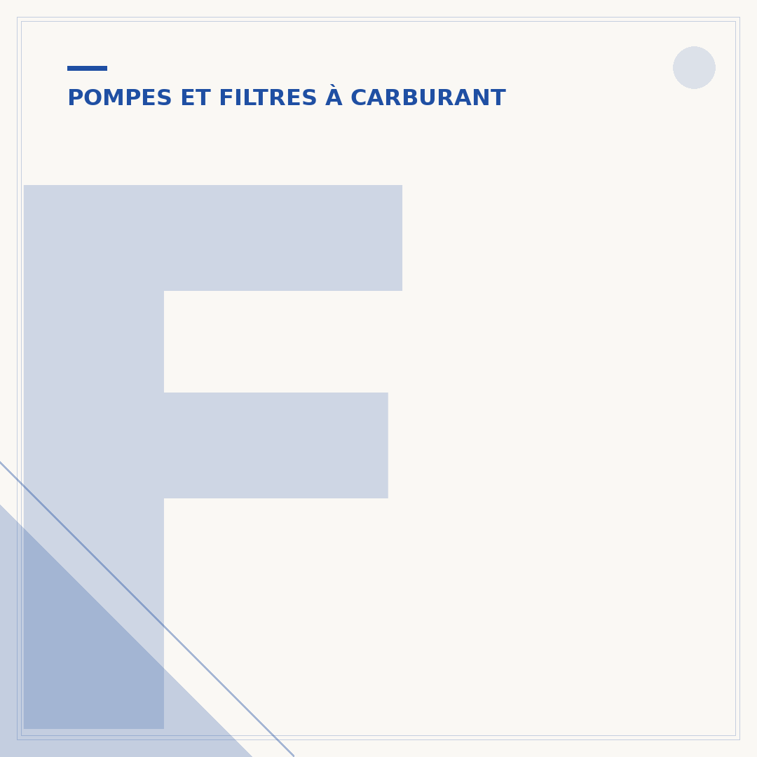 Filtre à carburant encrassé : symptômes, causes et solutions
