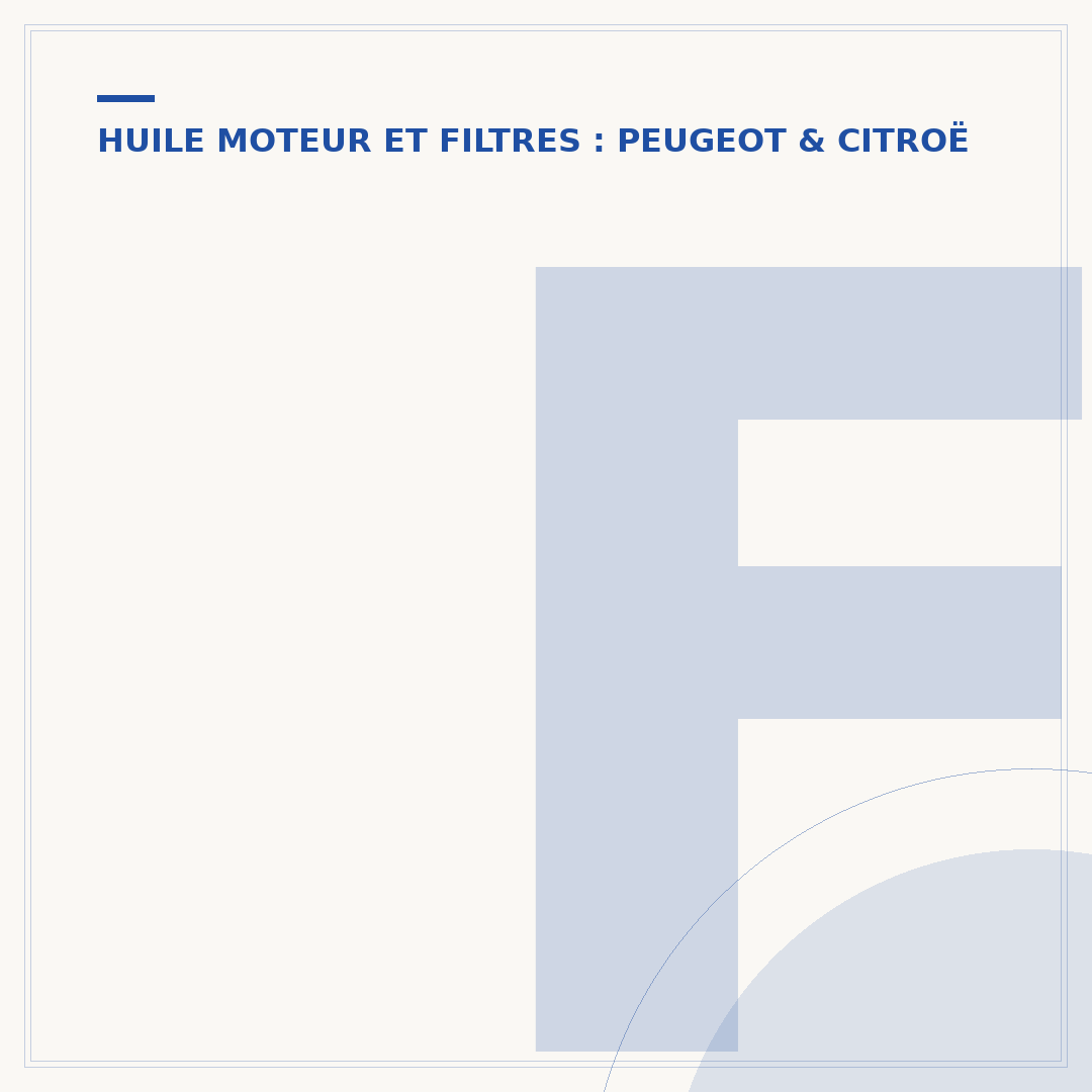 Filtre à huile Peugeot 207 : quand et pourquoi le changer