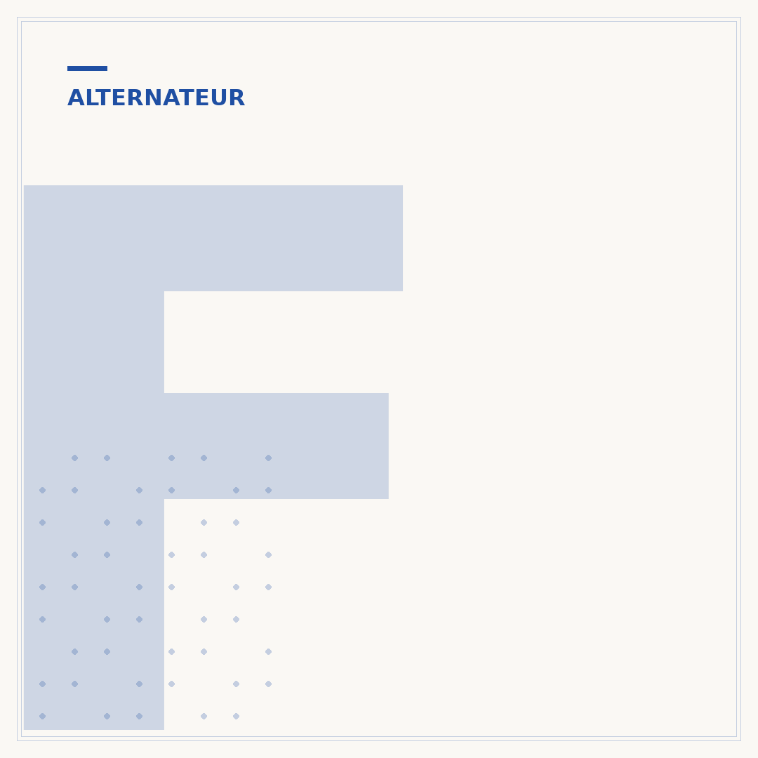 Fonctionnement de l'alternateur