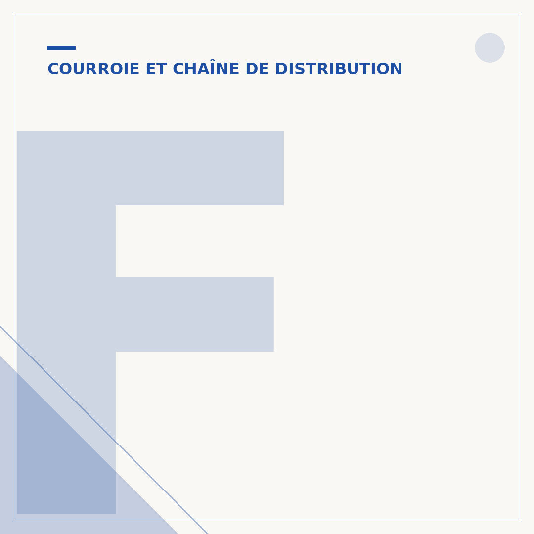 Ford Transit : chaîne ou courroie de distribution