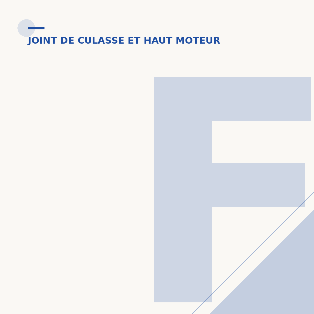 Fuite de la demi-culasse 1.6 HDI