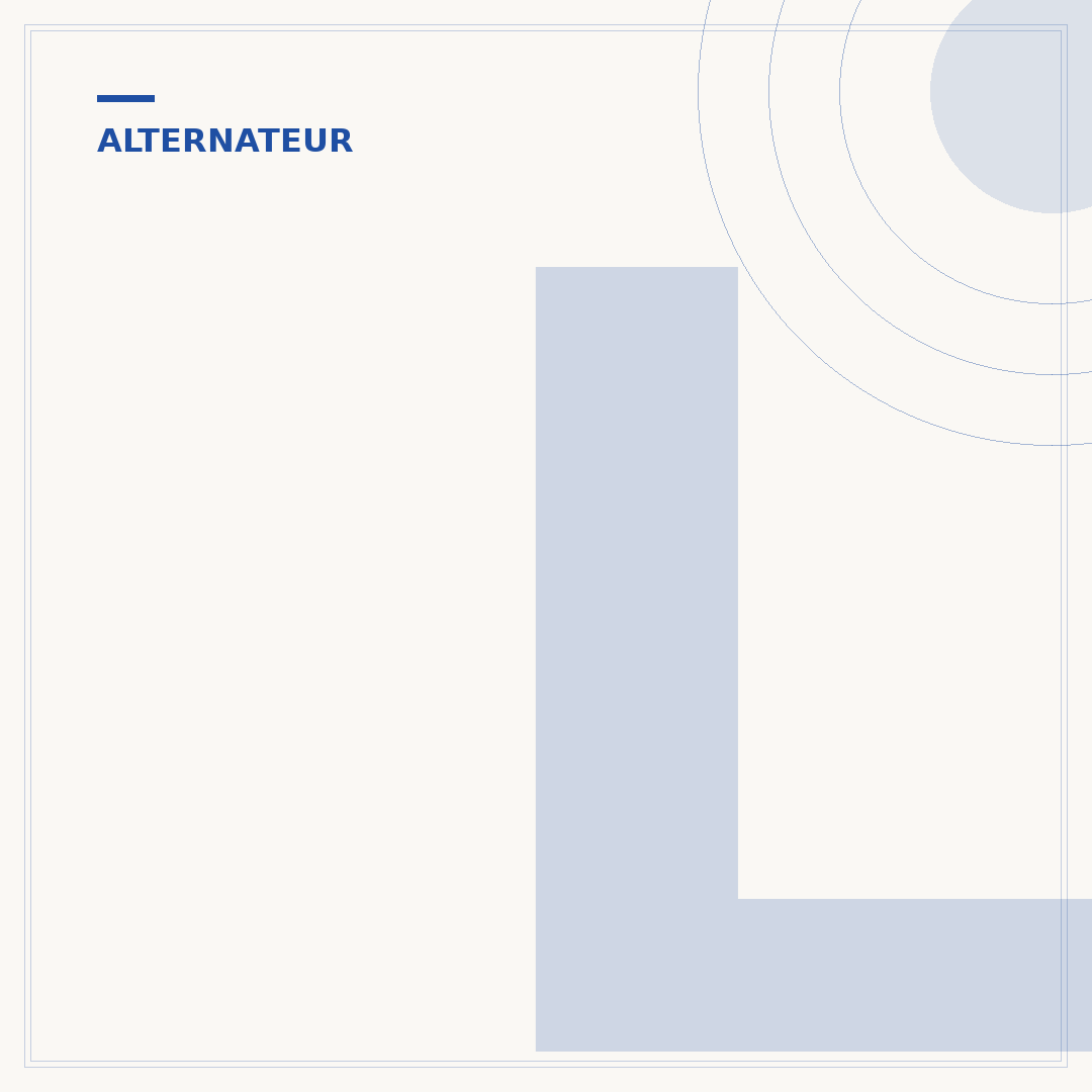 Le fusible de l'alternateur