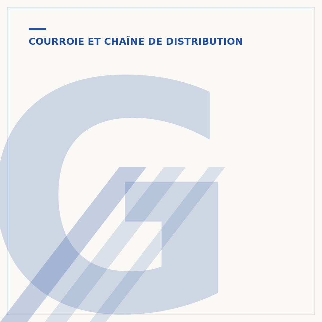 Galet tendeur de courroie de distribution