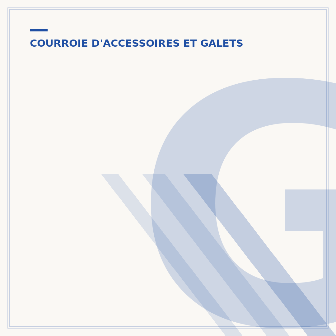 Galet tendeur courroie : quand et pourquoi le changer ?