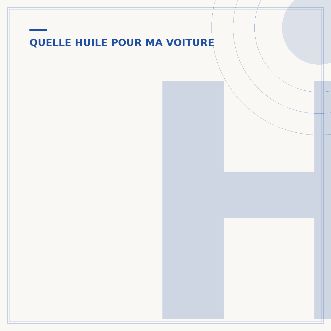 Huile moteur 0w30 diesel : le bon choix pour votre véhicule