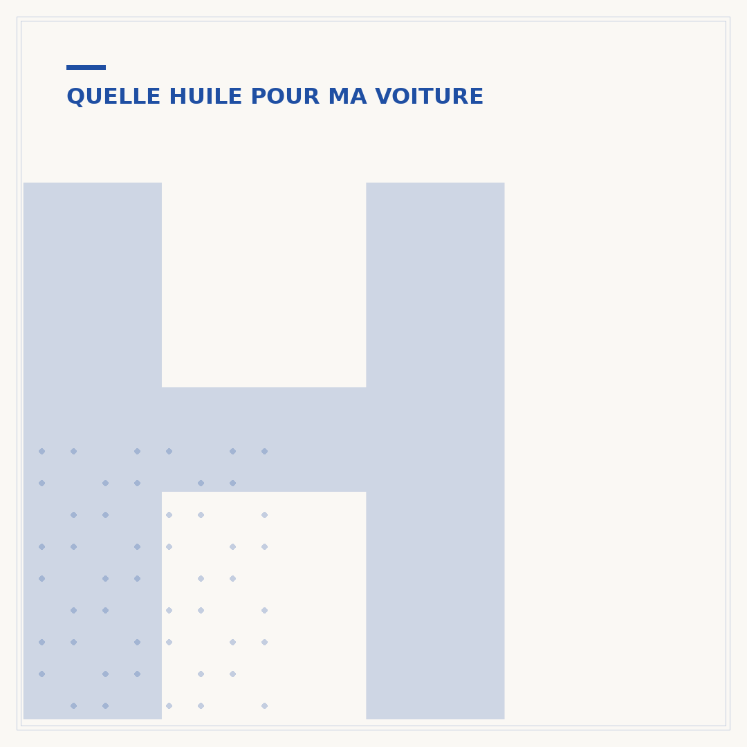 Huile moteur essence 10W30