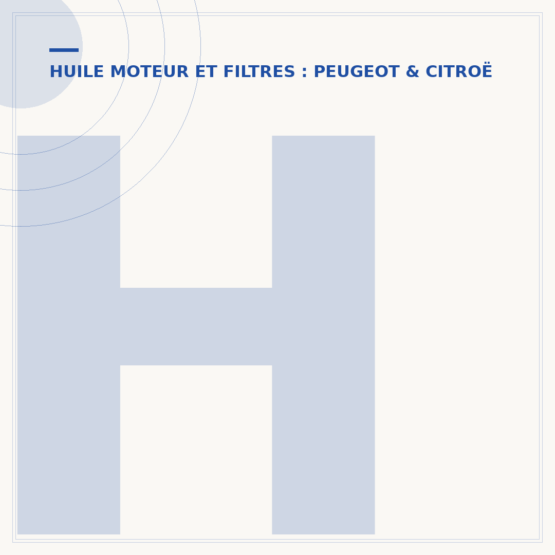 Huile moteur 207 : quelle viscosité et norme choisir ?