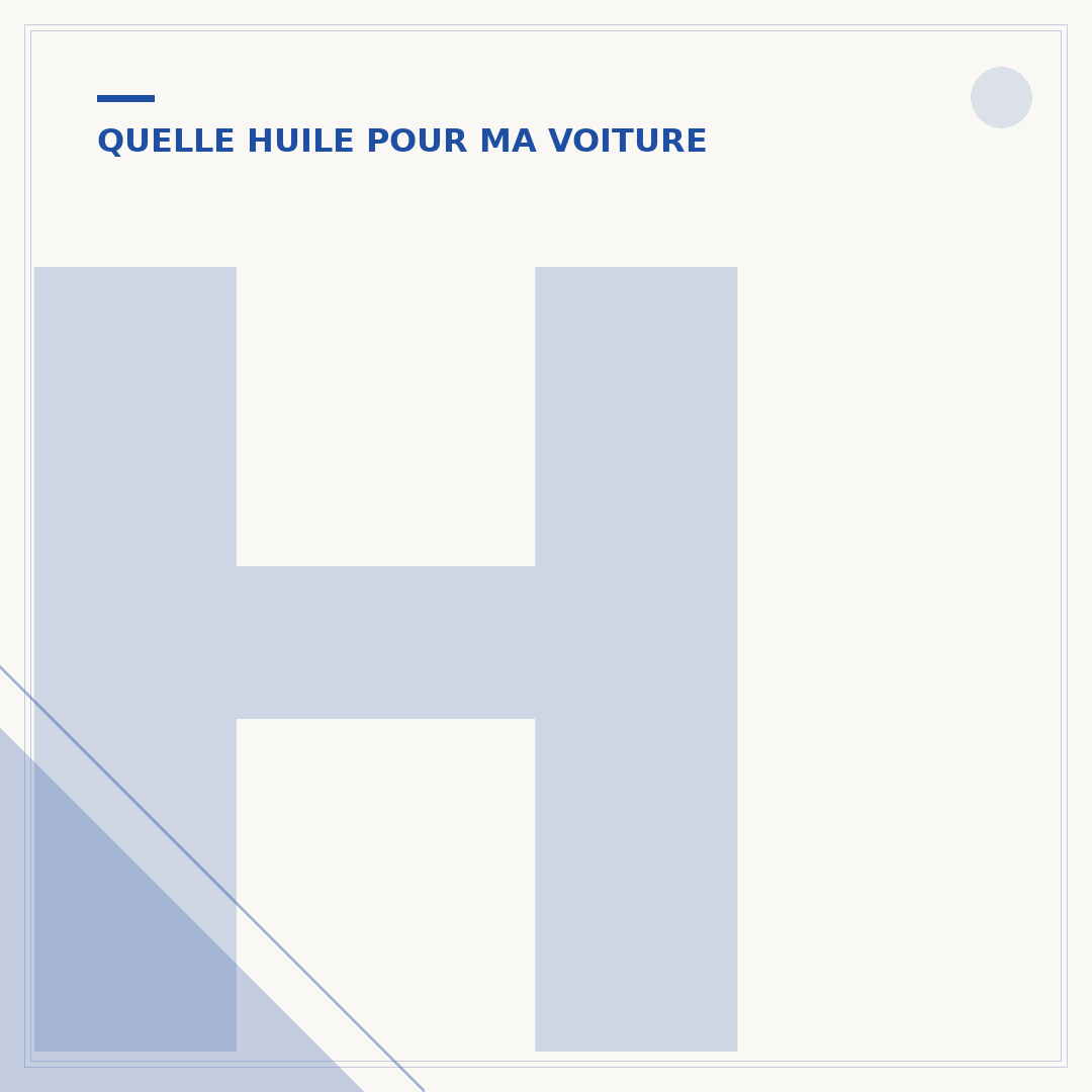 Huile moteur 5W30 C2 : démêler le vrai du faux