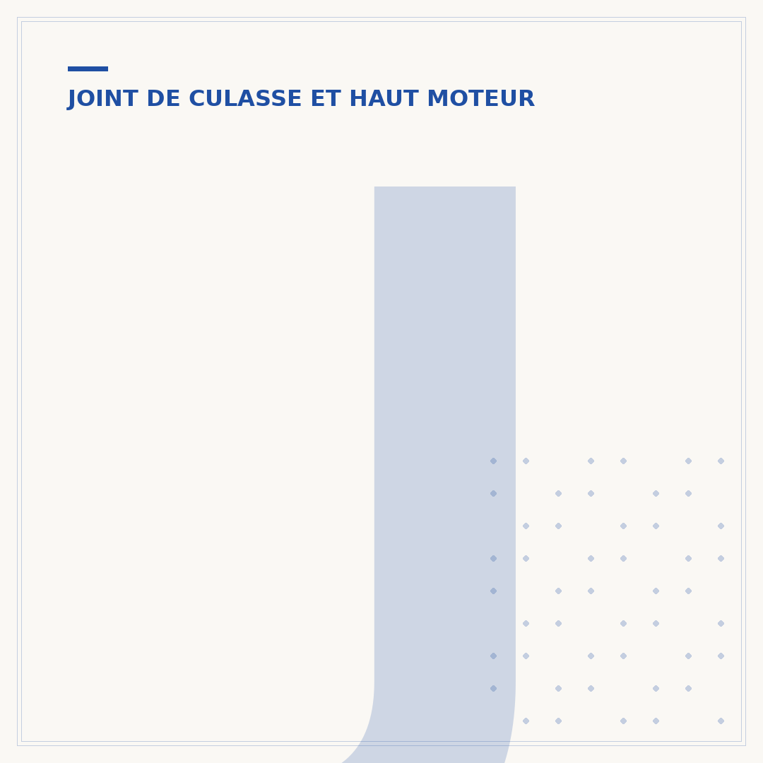 Joint de culasse défectueux