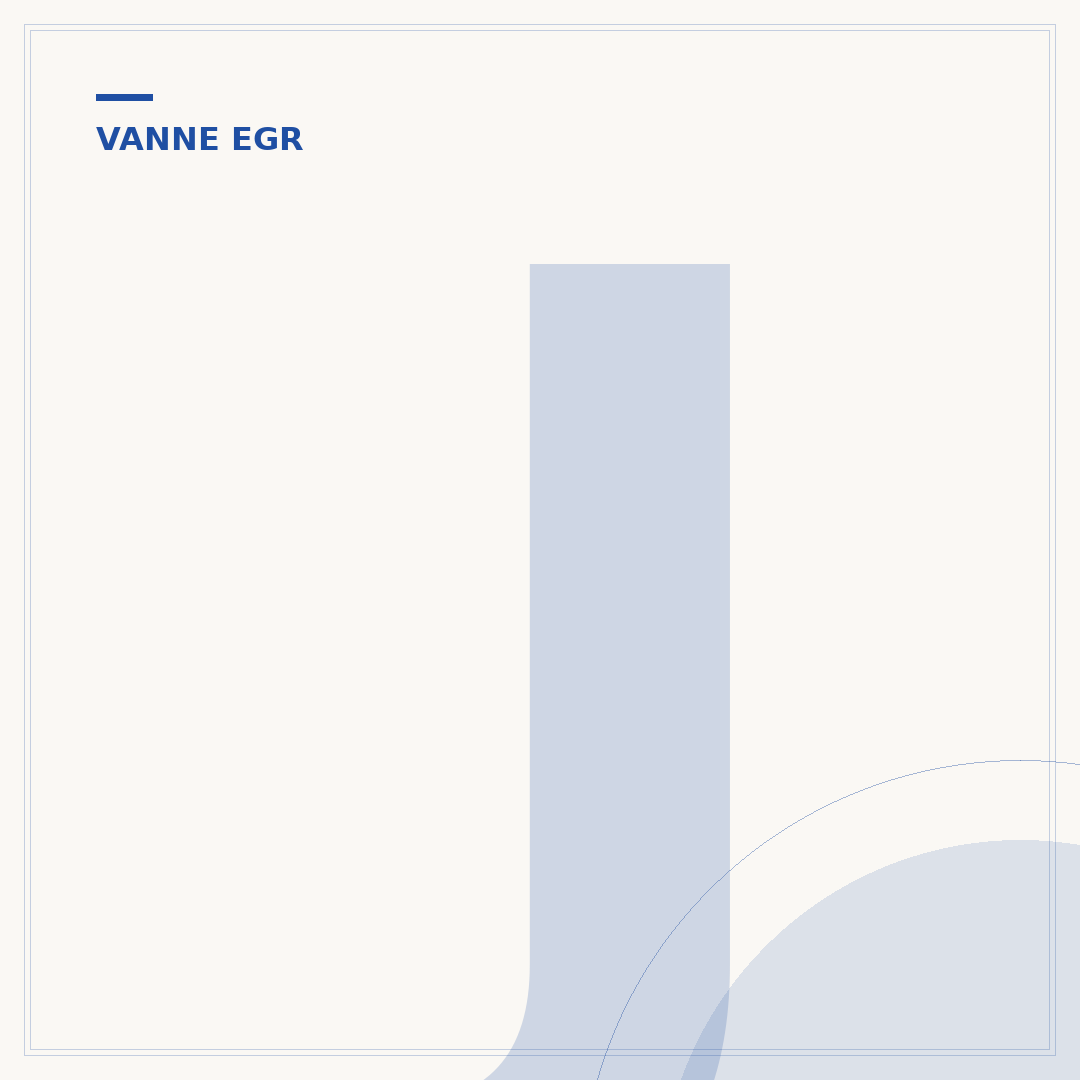 Joint vanne EGR : pourquoi il fuit et comment le changer