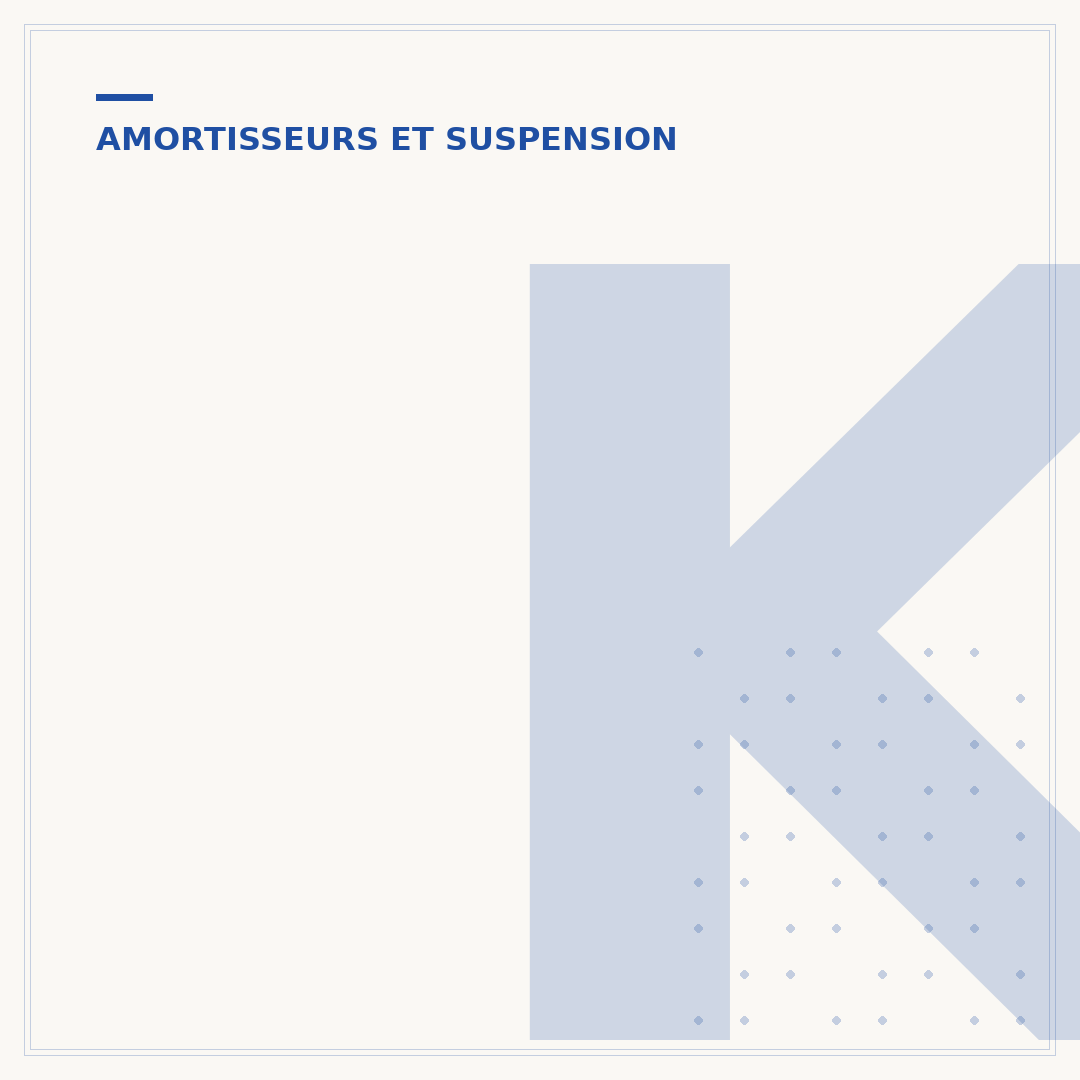 Kit amortisseur : ce qu'il faut vraiment savoir