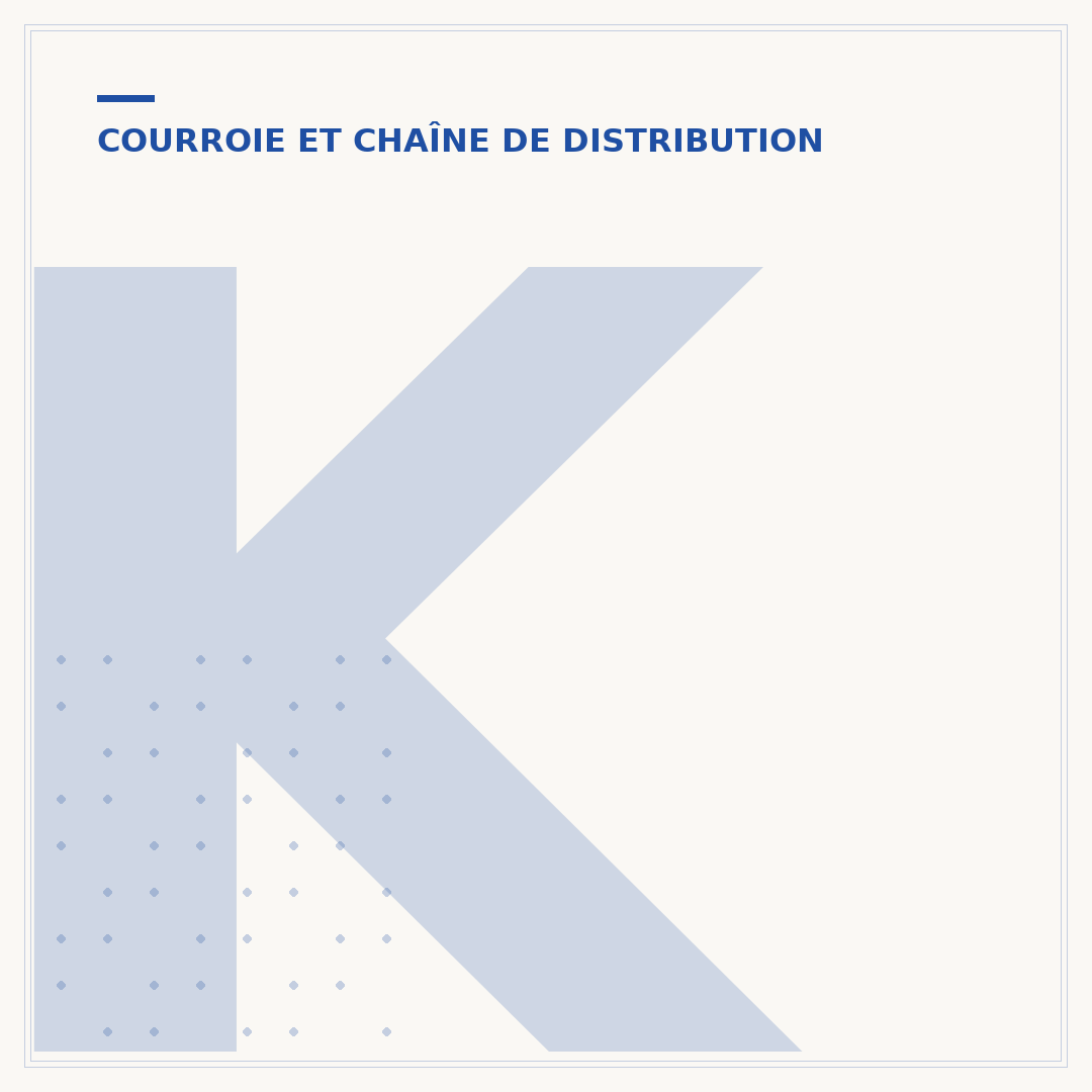 Kit de distribution complet : ce qu'il faut vraiment savoir