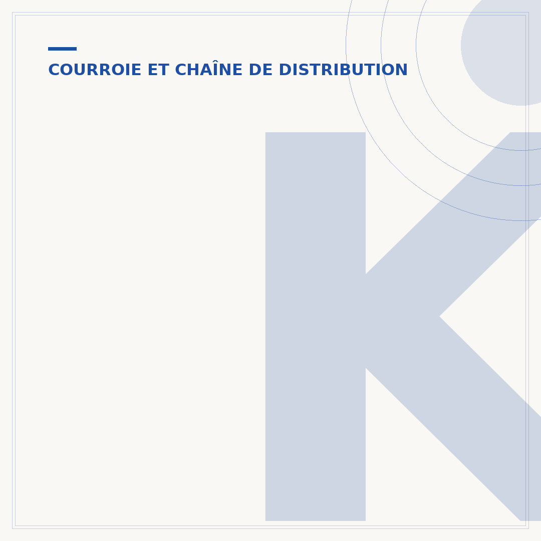 Kit de distribution : comprendre son rôle et son entretien