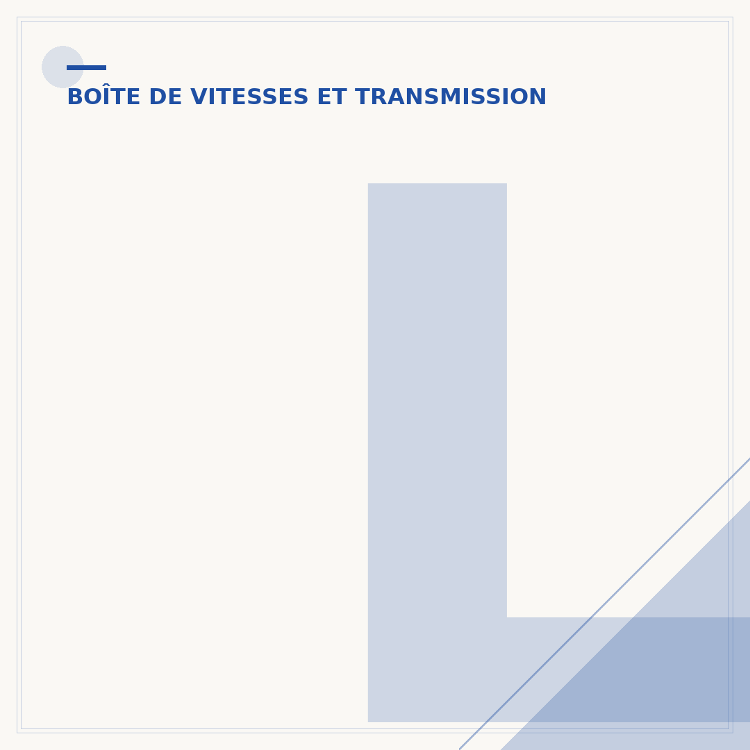 Liquide de boîte de vitesse : mythes et réalités