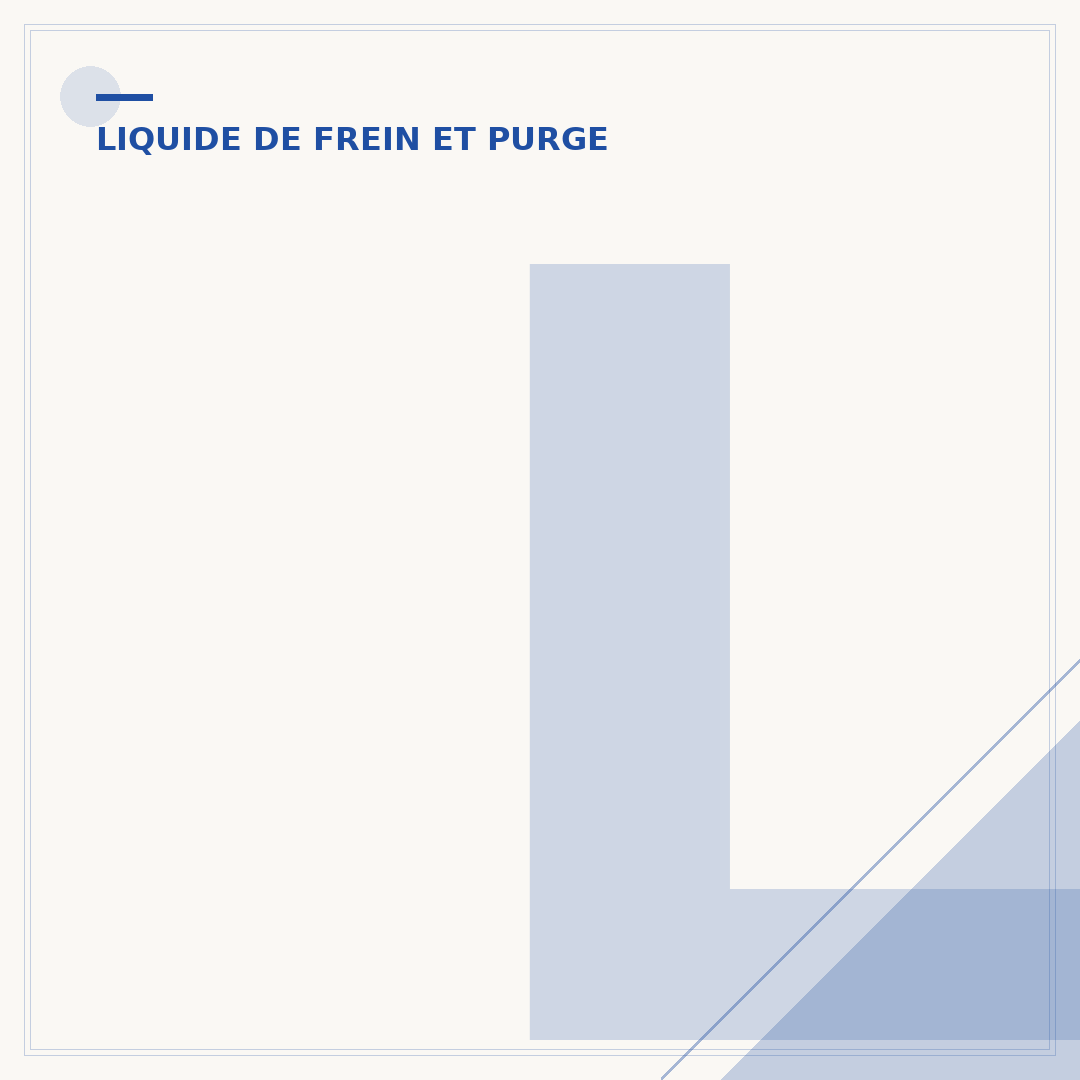 Liquide de frein DOT 4