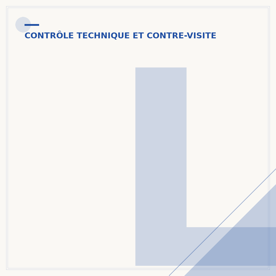 Loi contrôle technique : ce que vous devez savoir