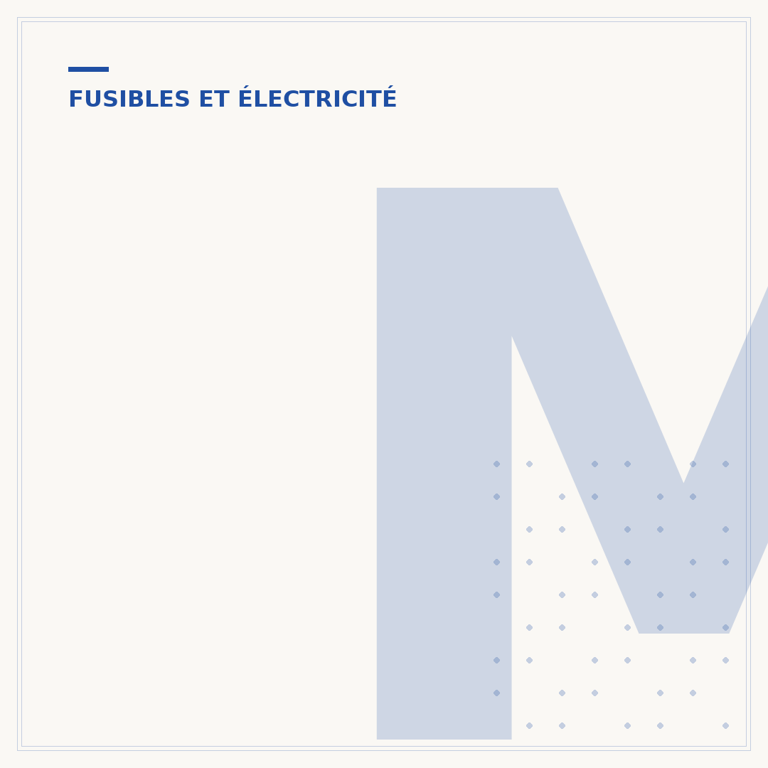 Mini-fusible de voiture