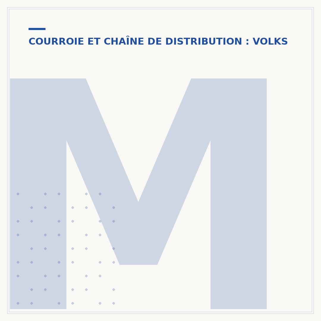 Moteur 1.5 TSI 150 : chaîne ou courroie ?