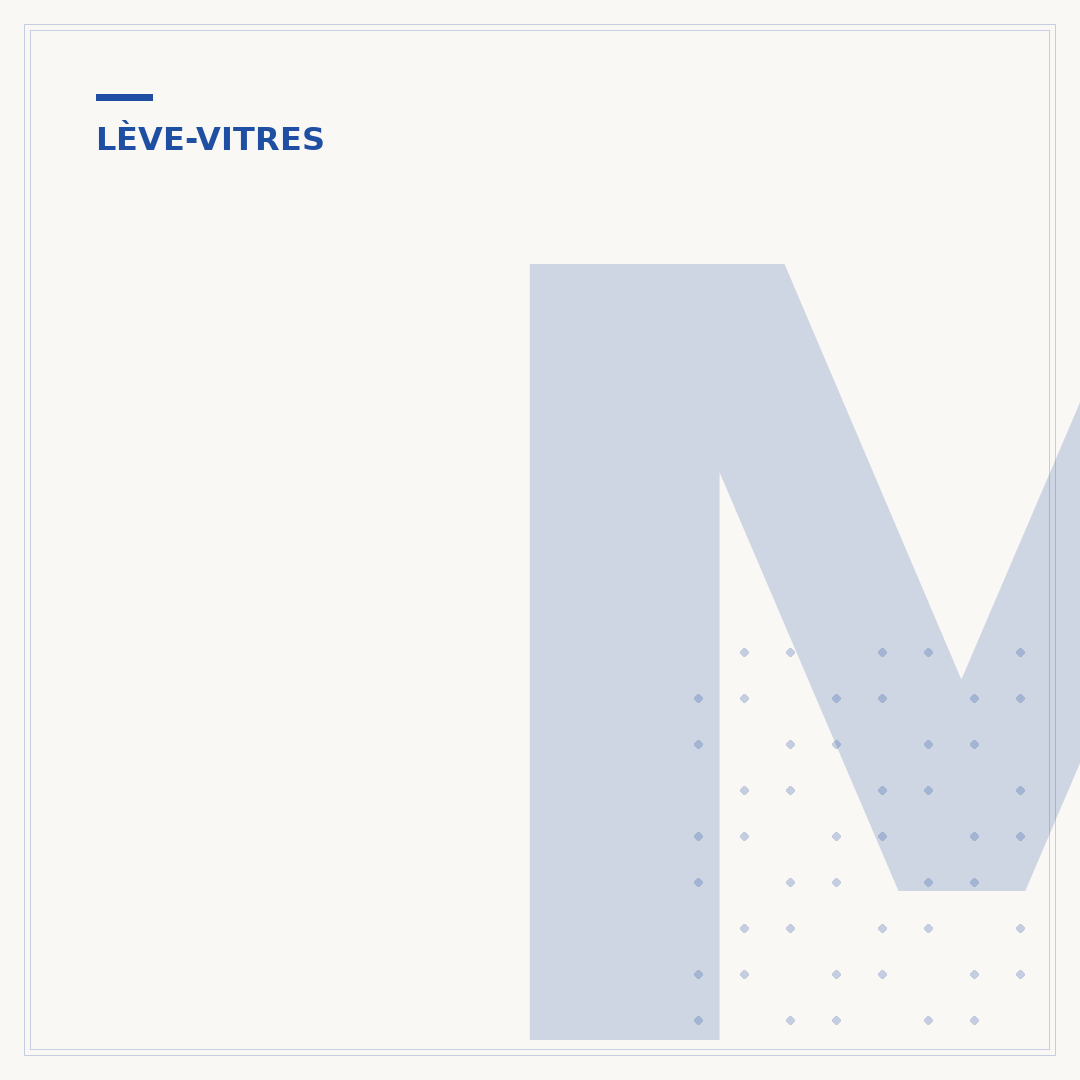 Moteur de lève-vitre