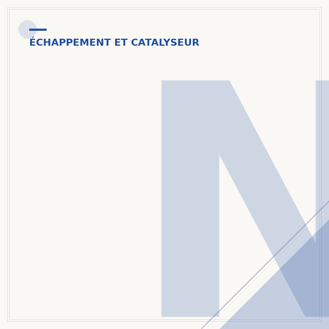 Nettoyage du catalyseur essence sans démontage