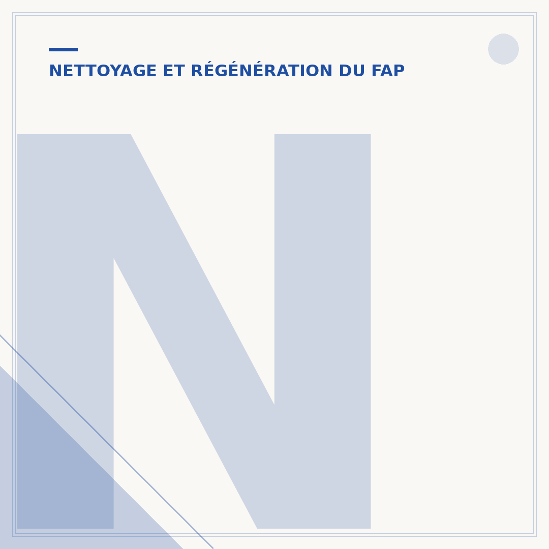 Nettoyage FAP démonté : Le processus expliqué