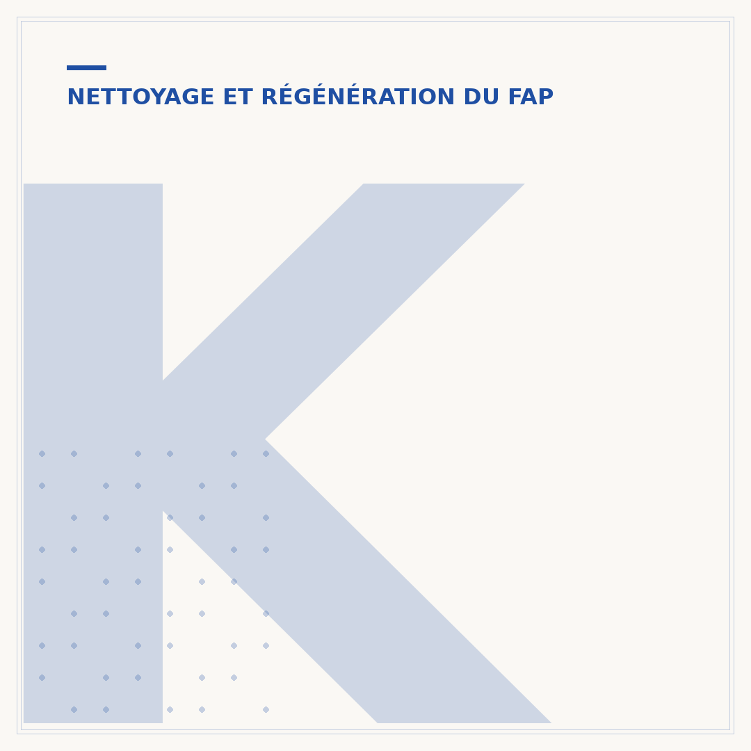Kit de nettoyage FAP professionnel sans démontage